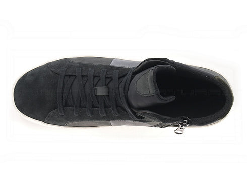 Geox uomo warley sneakers mid uomo nero